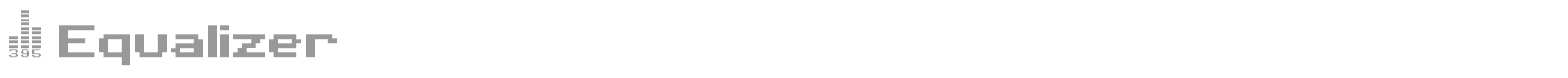 395 Equalizer font preview